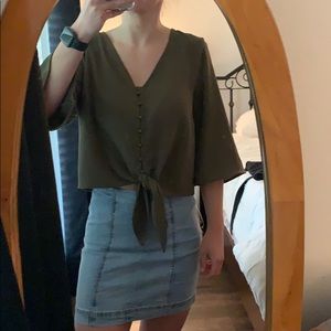 Olive Blouse